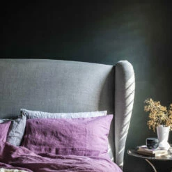 Raspberry Linen Pillowcases (Pair) -Bed Linings Sales Shop RASPBERRY 19 1