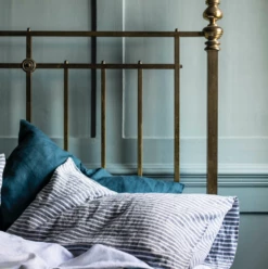 Midnight Stripe Linen Pillowcases (Pair) 8 Midnight Stripe Linen Pillowcases (Pair) -Bed Linings Sales Shop Screen Shot 2019 10 18 at 12.59.30