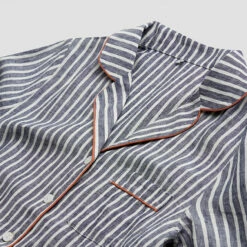 Midnight Stripe Pajama Shirt (Top Only) -Bed Linings Sales Shop Striped Top 2a 82ff79f6 cb22 4bf9 b444 948ffba05e58