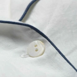 White Linen Pajama Set 20 White Linen Pajama Set -Bed Linings Sales Shop smallPiglet Top White 3 6d278d2e 5b13 4b1d a01c dd981485baf2