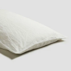 White Linen Pillowcases (Pair)