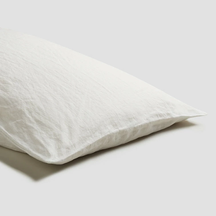 White Linen Pillowcases (Pair) 3 White Linen Pillowcases (Pair)